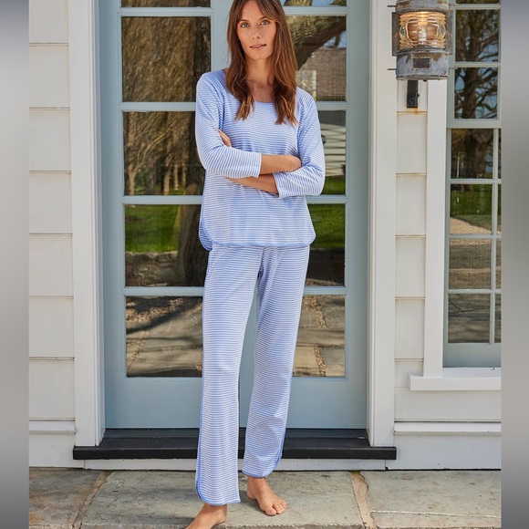 LAKE pajamas in hydrangea - Picture 1 of 2